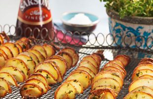 Potato Twister with Garlic & Herbs Recipe