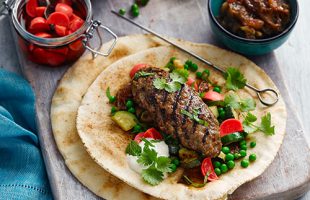 Homemade Kebab with Pickled Radish by Le Babs