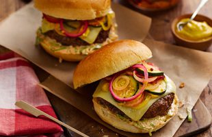 Pickled Red Onions & Courgettes by A Glug of Oil