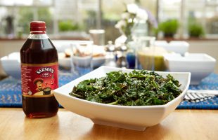 Sauteed Savoury Kale with Garlic & Anchovy