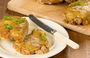 Malt Vinegar Rye Bread with Welsh Rarebit