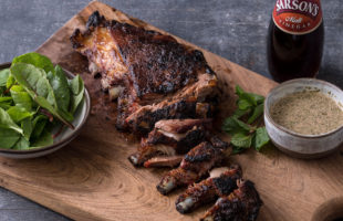 BBQ Lamb Breast & Malt Vinegar Sauce