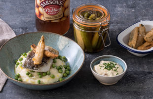 Haddock with Salt & Vinegar Mash